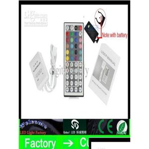 RGB Controllers LED Controller 44 Keys Double PCB Board 12V 34 A IR Remote för 3538 5050 Strip Light 10 Meter Length by DHS Drop Del Dhinw