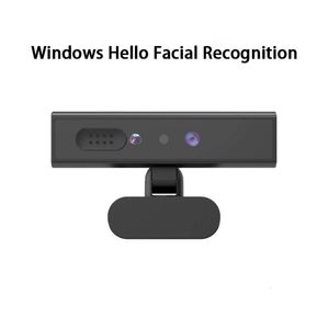 Comunicazioni Webcam per computer con riconoscimento facciale Windows Hello HD 1080P 30FPS compatibile con Win10 Win11 Accesso facile per laptop desktop