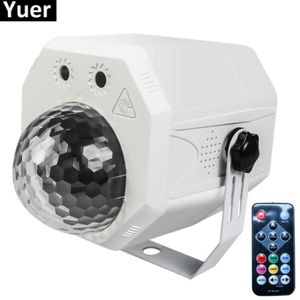 Mini RGB 10W Kristall Laser Magic Ball Led Bühne Lampe DJ KTV Disco Laser Licht Party Lichter DMX512 Sound fernbedienung Projektor4832308