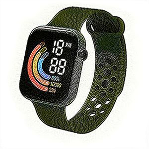For Xiaomi NEW Smart Watch Men Women Smartwatch LED Clock Watch Waterproof Wireless Charging Silicone Digital Sport Watch a19