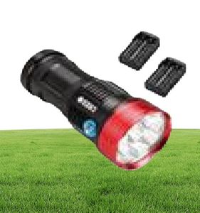 Şarj edilebilir 17000lm Skyray Light King 10T6 LED Flashlamp 10 x T6 LED Fenerti Torç lambası Hızlı Av için Işık 4p4388698