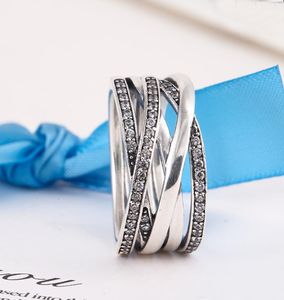 宝石と互換性のあるリングCZ Authentic 925 Sterling Silver Ring Wholesale R080289920919との最新のシルバーリング