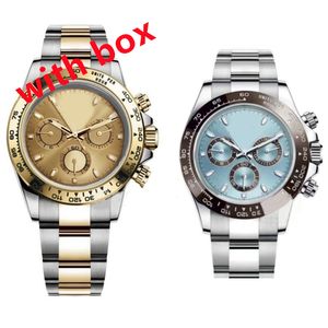 Moda relógio multicolor mens designer relógios de alta qualidade bp fábrica multi dial trabalho montre homme paul newman 3135 relógio de luxo 2813 banhado a ouro azul xb04 B4