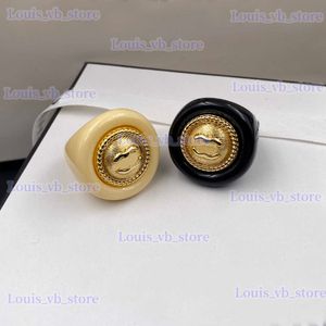 Band Rings Exquisite Luxury Design Jewelry Rings Charm Fashion Popular Acrylic Style Ring Classic Premium Jewelry Accessories Selected Couple Gift Plating Gold Ne
