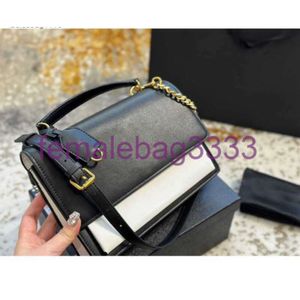 Lady Messenger Bag Designer Bag YLSL Mulheres Bolsas Bolsas De Ombro Bezerro Clássico Listras Diagonais Correntes Acolchoadas Aba Dupla Aba Média Crossbody Sunset Chain Bags