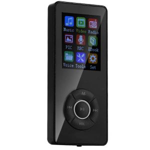 Player 5Button 1.8 -tums mp3 -spelare Mini TFT -skärm Musik Media Player Portable Audio Video Player Black Silver Blue