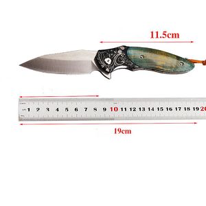 Coltello pieghevole A2261 Flipper A2261 ASP30 in legno guarito con lama satina