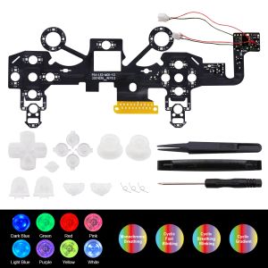 Accessories LED Luminous Panel Repair Parts Set for PS4 Wireless Game Controller Light Board