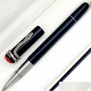 Ballpoint Pens Hurtowa wysokiej jakości dziedzictwo seria Pen Pen Edycja Specjalna Czerwona Brown Snake Clip Roller Office Sch Dhezu