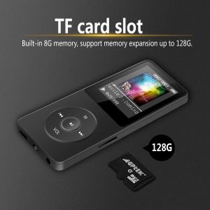 Игроки 1.8 '' MP3 Music Player Неразрушающая портативная MP4 Super Hifi Walkman FM Radio Card Внешняя ультратонкая запись для телефонов