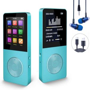 Player Mini-MP3-HiFi-Player mit eingebautem Lautsprecher, 8 GB, MP3-Musik-Player mit Lautsprecher, MP4, MP4-Player, MP 4, komplett aus Aluminiumlegierung, Walkman FM