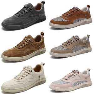 2024 Nuove scarpe casual a rete basse gialle nere bianche rosa sneakers athleisure traspiranti da uomo GAI