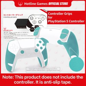 Gamepads Yardım Hattı Oyunları Buz Mavi Denetleyici Kavrama Bant Compatib PlayStation 5 / PS5 Dualsense Controller, Slip, Nem Wicking
