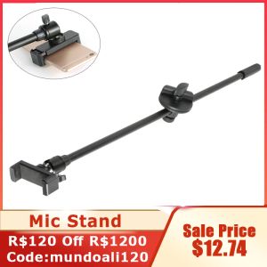 Accessories Microphone Crossbar Stand Cradle Head Mount Phone Clips Tripod Pole Accessories 3/8 Screw Holder Top Microphone Bracket Kit