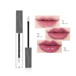 LIG BLISS TRENDY Flashmoment Transparent Lip Gloss Nawilżący szklany szklany szklany wargi makijaż plum makijaż na piękno i makijaż dhmgi