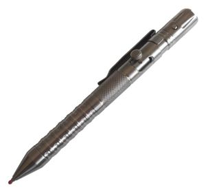 EDC campeggio esterno sopravvivenza tattica autodifesa Bolt Action penna titanio interruttore di vetro LED torcia elettrica Pen2831110