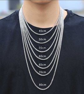 Collane di design di lusso collana gioielli cuore donna uomo collane catene d'argento donna titanio acciaio uomo uomo collane regali 240228