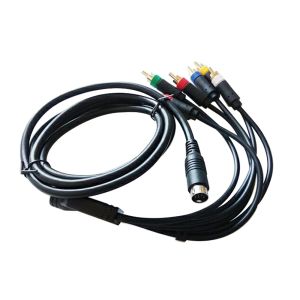 Kabel 1,8 m RGBS/RGB-Kabel Ersatz-Farbmonitor-Komponentenkabel für Sega MD2-Spielekonsole