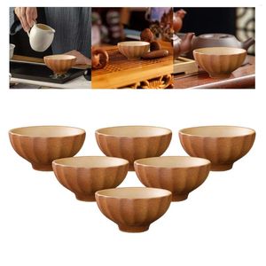 Bardak Saucers 6x Seramik Çay Bardağı Set Sobaları Haşlanmış Kahve Kafe Seyahat EL