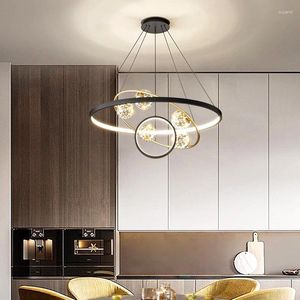 Pendant Lamps Modern Dine Dining Room Lights Indoor Lighting Ceiling Lamp Hanging Light Led Chandeliers For Living Lightin