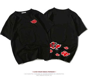 ed anime giapponesi a maniche corte con scritta eye clan emblema Uchiha Sasuke Tshirt mezza manica in cotone harajuku magliette grafiche G9904144