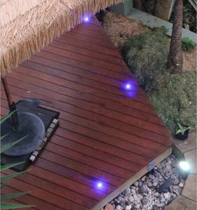 Utbytbar LED -däcklampa Rostfritt stål LED -trappor Ljusljus för trädgård Dörröppning Patiodekoration 1W 05W LED Outdoor 7137116