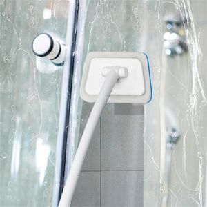 Badrum rengöring borstar multifunktionellt borste långt handtag avtagbart svamp hushållsverktyg för väggbadkar keramiska plattor rena MHY008-