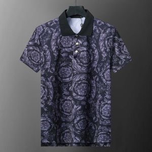 Lüks Tasarımcı Erkek Tişörtler Giysileri Polos Gömlek Erkekler Kısa Kollu T-Shirt Poli Sesli Hhigh Kaliteli Gömlek #026