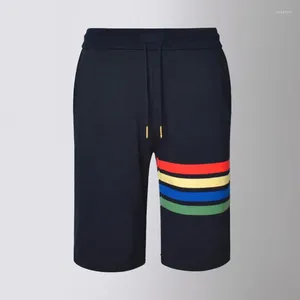 Men's Shorts High Quality Pants Pure Cotton Classic Stripe Unisex Korean Fashion Summer Breathable Casual Beach