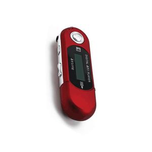 Player 1/2/3 Mini MP3 Player USB 2.0 Small Flash Drive Multilanguage LCD Music Player with 3.5mm Audio Jack Automatic Shutdown for Red