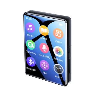 Oyuncu Taşınabilir Mp3 Çalar Bluetooth HiFi Stereo Müzik Oyuncusu Mini Mp4 Video Oynatma LED ekran FM Radyo Kaydı Walkman için