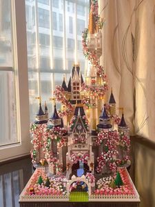 Castle Brick Girl Toy Princess Castle Build Block Lepin Architecture Hogwarts Block Building Blocks Fantasy Toy Technic Block Castle Princess Figure Christmas