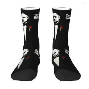 Men's Socks The Godfather Artwork Dress Women's Warm Fashion Movie Crew