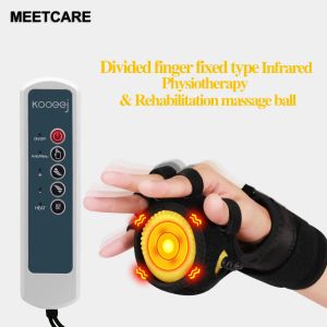 Relaxation Infrared Hot Compress Hand Massager Ball Massage Hand and Fingers Physiotherapy Rehabilitation Spasm Dystonia Hemiplegia Stroke