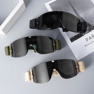 Eyewear Sports Cycling Glasses MTB Motorcykelglasögon Taktiska säkerhetsglasögon Militära skyttejaktglasögon 3 utbytbara lins