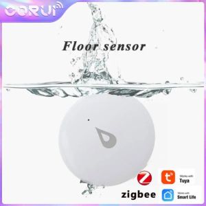 Detektor Corui Tuya Zigbee vattenläckage sensor översvämningsdetektor full vatten koppling larm smart hem säkerhetsarbete med tuya zigbee gateway