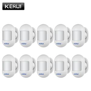 Detektor Kerui 10pcs/partia P831 PIR Motion Detector Home Security Wireless Mini Size Motion Motion For W181 G18 W20 System alarmowy