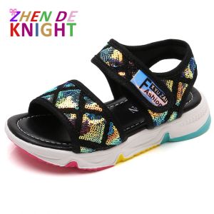 Sneakers Kids Girls Sandals Children Cute Casual Sweet Princess Sandals Toddler Baby Student Flat Outdoor Swimming Beach Shoes Summer New