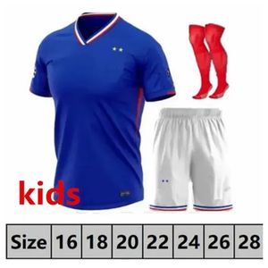 24/25 Euro Cup French Home Jersey Mbappe Soccer Jerseys Dembele Coman Saliba Kante Maillot de Foot Equipe Maillots Griezmann Kids Men Women Fans Football CD8