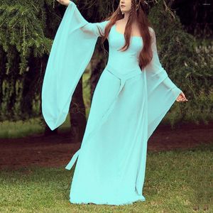 Vestidos casuais manga vintage querida para mulheres 2024 elegante plus size vestido gótico roupas femininas ropa de mujer