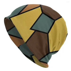 Berets Deutsche Militärarmee Camooblage Camo Motornet Hüte stricken kühle Schädel im Freien Mütze Unisex warm warmes Dual-Use-Kappen