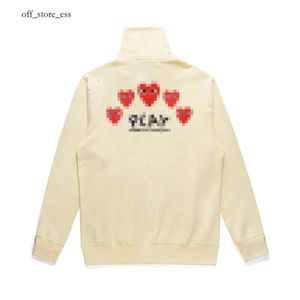 Women's Hoodies & Sweatshirts Play Commes Jumpers Des Garcons Letter Pullover Red Heart Hoodie Commes Hoodie Garcons Hoodie Eyes Red Heart Hoodie MVUW OYQP 292