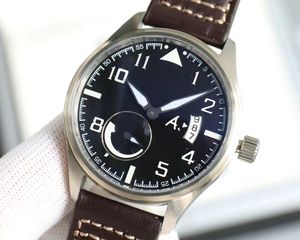 Designer Watch Mens Pilot Watches 5A Yüksek Kaliteli Mekanik Hareket Uhren 43mm Menwatch Kronograf Tarihi Kollwatch Super-Luminova Montre Q1de