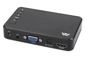 Spelare Portable Full HD Media Player Support VGA 1080p SD Card USB Flash Driver Autoplay Multi Media MP3 MP4 HDD Player Box