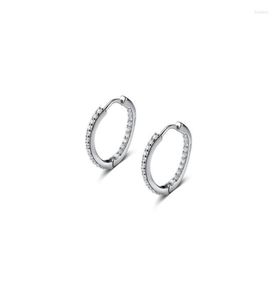 Hoop Earrings 18K Gold Authentic 925 Sterling Silver Fine Jewelry Mini CZ Set Wave Circle Huggie Ear Bone Leverback CG87955581433