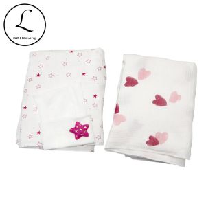 Sets Muslin Newborn Baby Photography Props Blankets Swaddles Hat Set Girls Soft Swaddle Wrap Organic Cotton Bedding Towel Swaddle