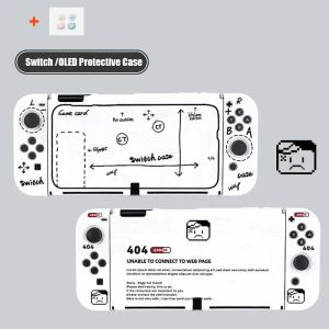 Przypadki funta nintendo przełącznik OLED Case ochronne Housse Nintendo Switch Case Skin NS Cover Console Protection Akcesoria