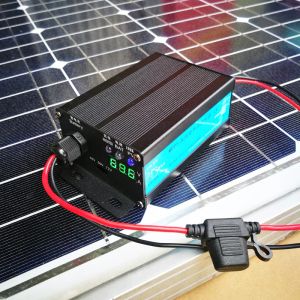 Solar MPPT Solceller 10A Batteriladdningskontroller Boost Stepup Charger 48V 60V 72V billagringsbatteri