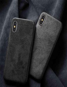 Cell Phone Cases Italian Alcantara Case For iPhone 11 Pro Max 12 14 13 Mini SE3 6 7 8 Plus Suede Leather Case For iPhone XS Max XR4924596