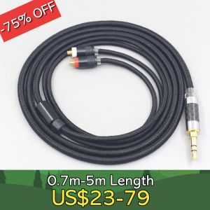 Tillbehör 2,5 mm 4,4 mm supermjuk hörlurar Nylon OFC -kabel för Sony IERM7 IERM9 IERZ1R Earphone Headset LN007515